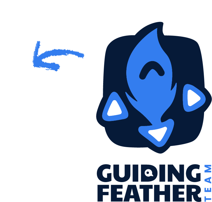 Logo Guiding Feather Team